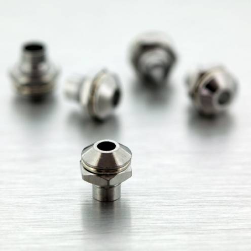 Chromgeh�use f�r 3mm LEDs - Au�enreflektor