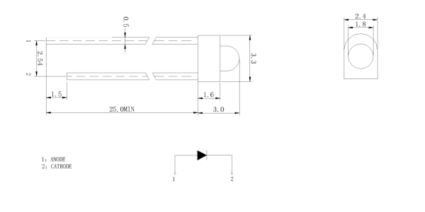 1.8mm LED