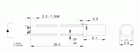 Flat Top LED