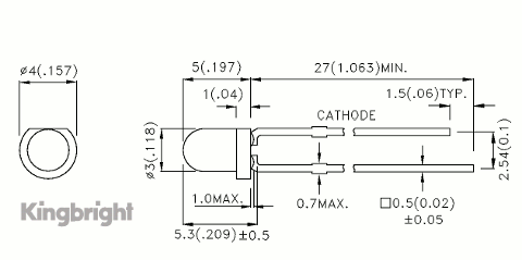 3mm Blink LED