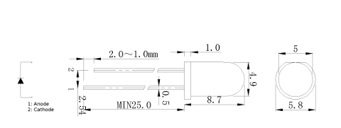 5mm LED
