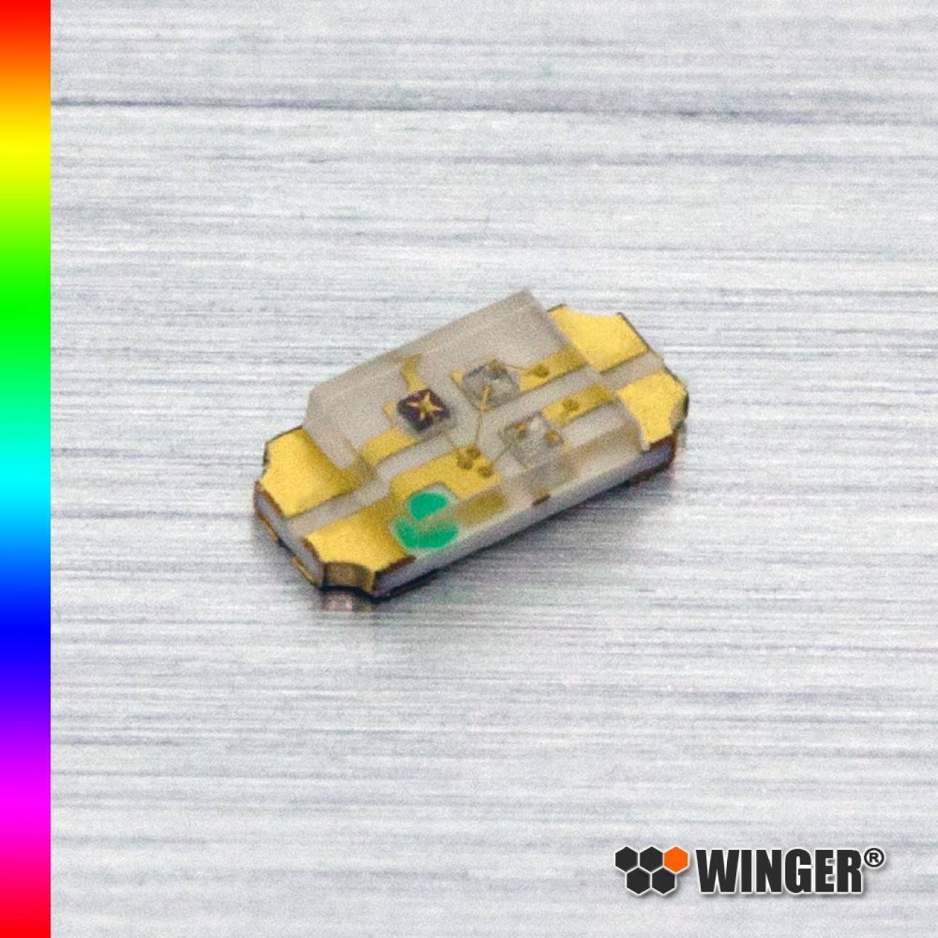 LED SMD Bauform 1206 RGB (4-Pin) WEORGB02-CM