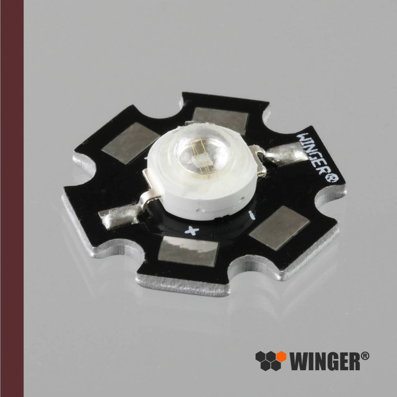 WINGER® WEPIR1-S2 IR Power LED Star infrarot (940nm) 1W