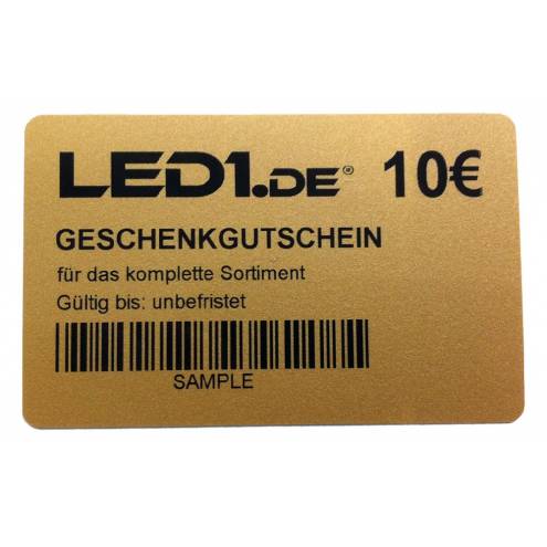 10 EUR - Geschenkgutschein