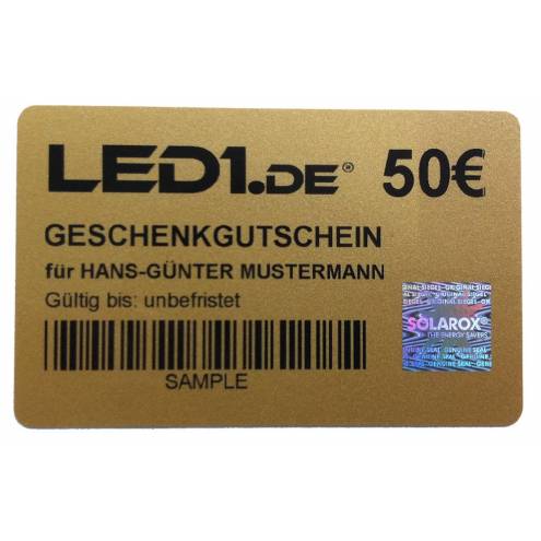 50 EUR - Geschenkgutschein