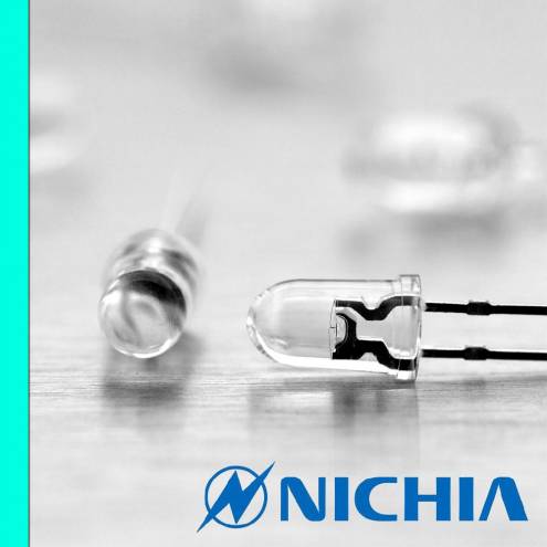 Nichia LED 5mm cyan / t�rkis 14.720mcd NSPE510DS-E