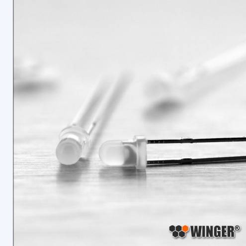 LED 3mm wei� diffus 6.100mcd WEBCW07-DW