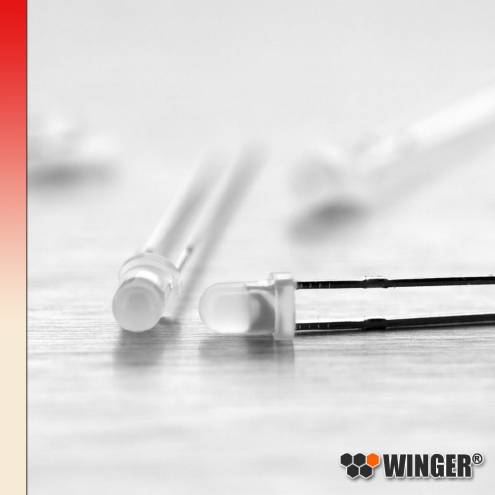 DUO LED 3mm rot/warmwei� diffus WEBRW01-DW