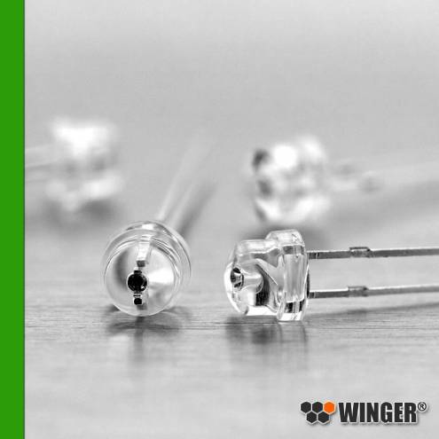 Strawhat LED 4,8mm gr�n 4.100mcd  WEDGN05-CW