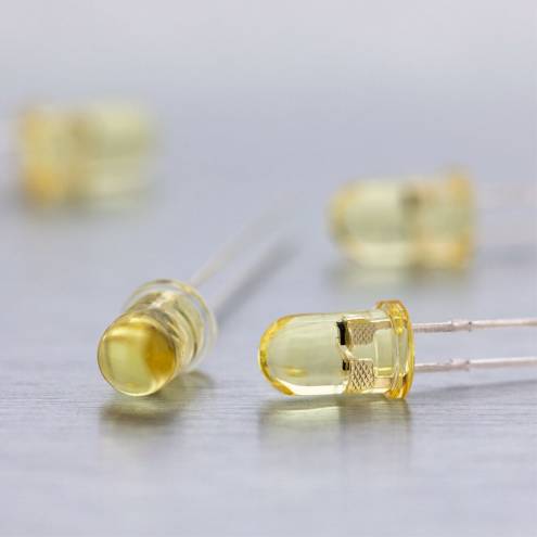 LED 5mm gelb (amber) blitzend ultrahell WEEYE10-BS