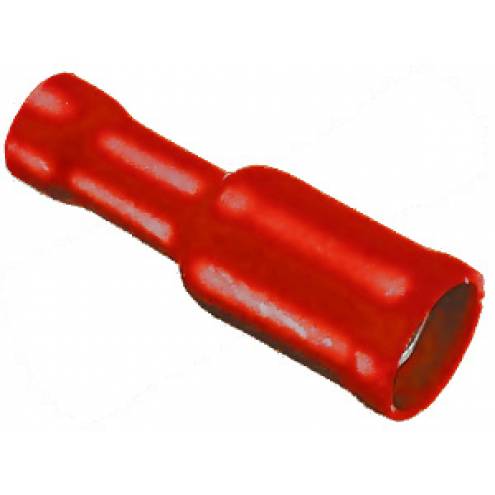 Rundsteckh�lse, rot