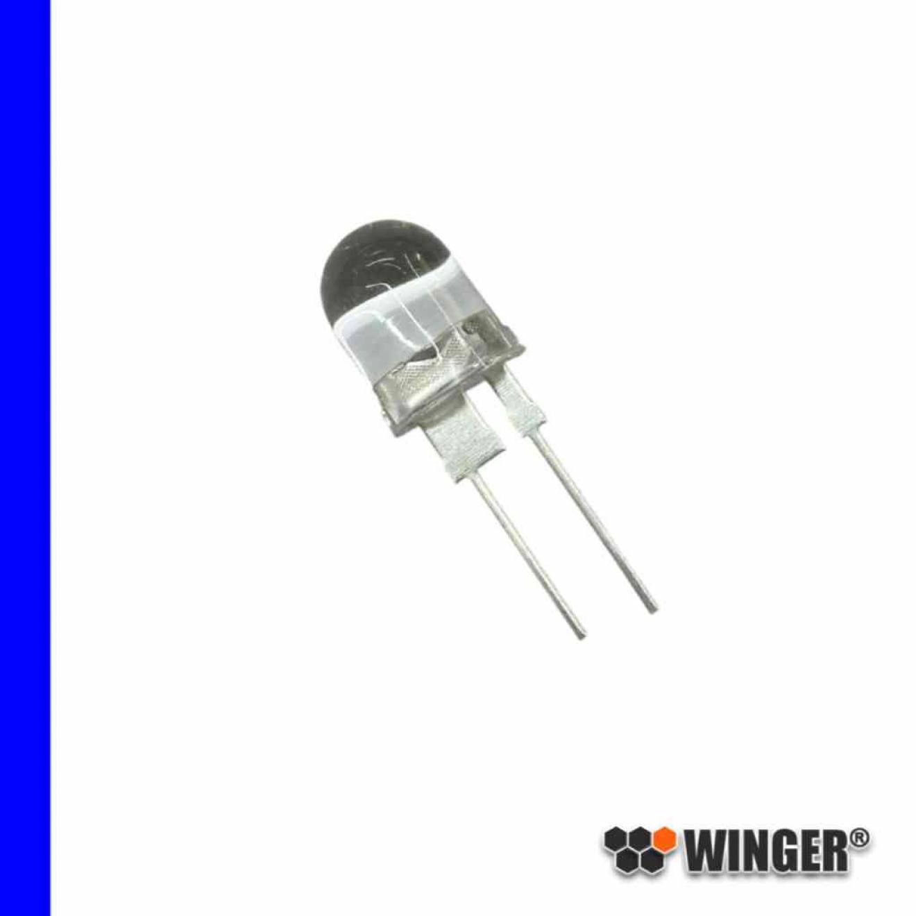 LED 10mm blau 5 Lumen WEGBL05-CW