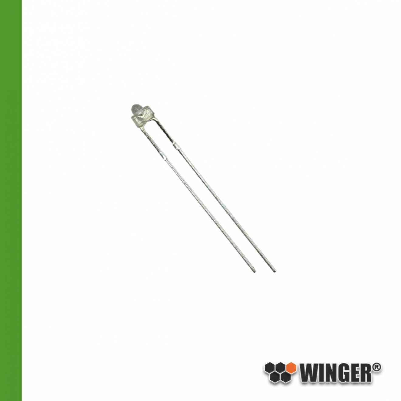 LED 1,8mm grün 3.600mcd WEAGN04-CW