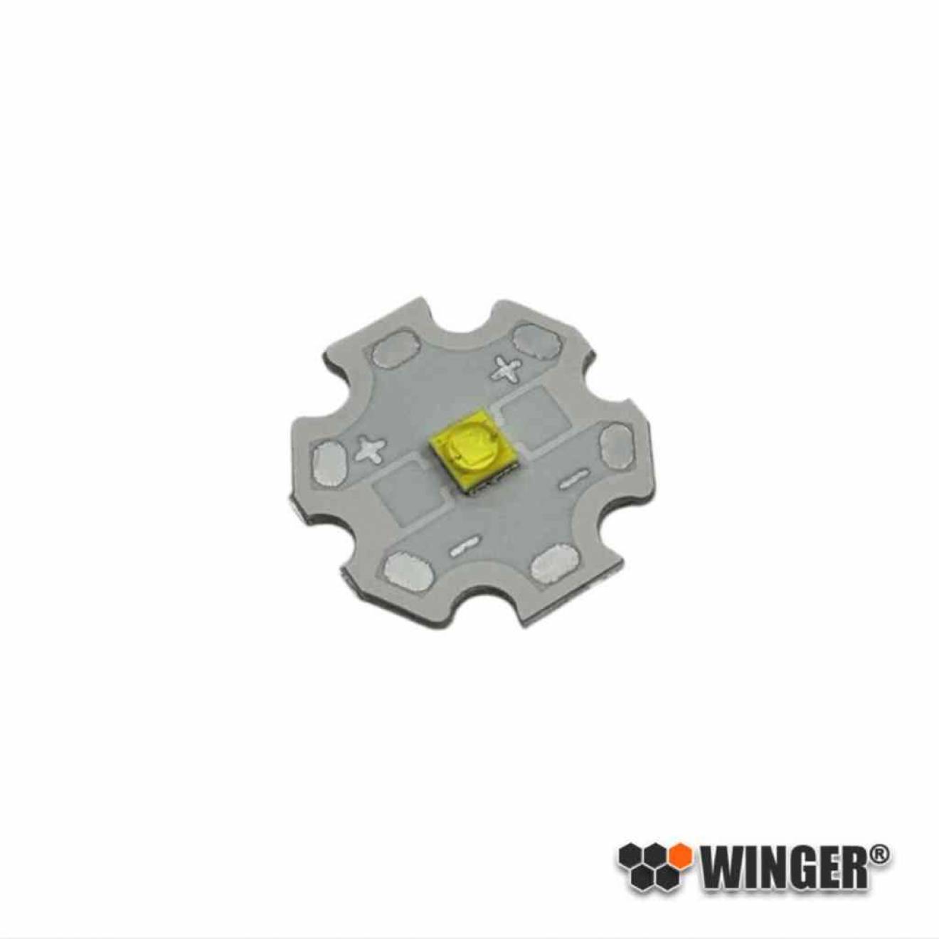 WINGER® WEXWW3-S Ceramic Power LED on Star-PCB warm white (3000K)