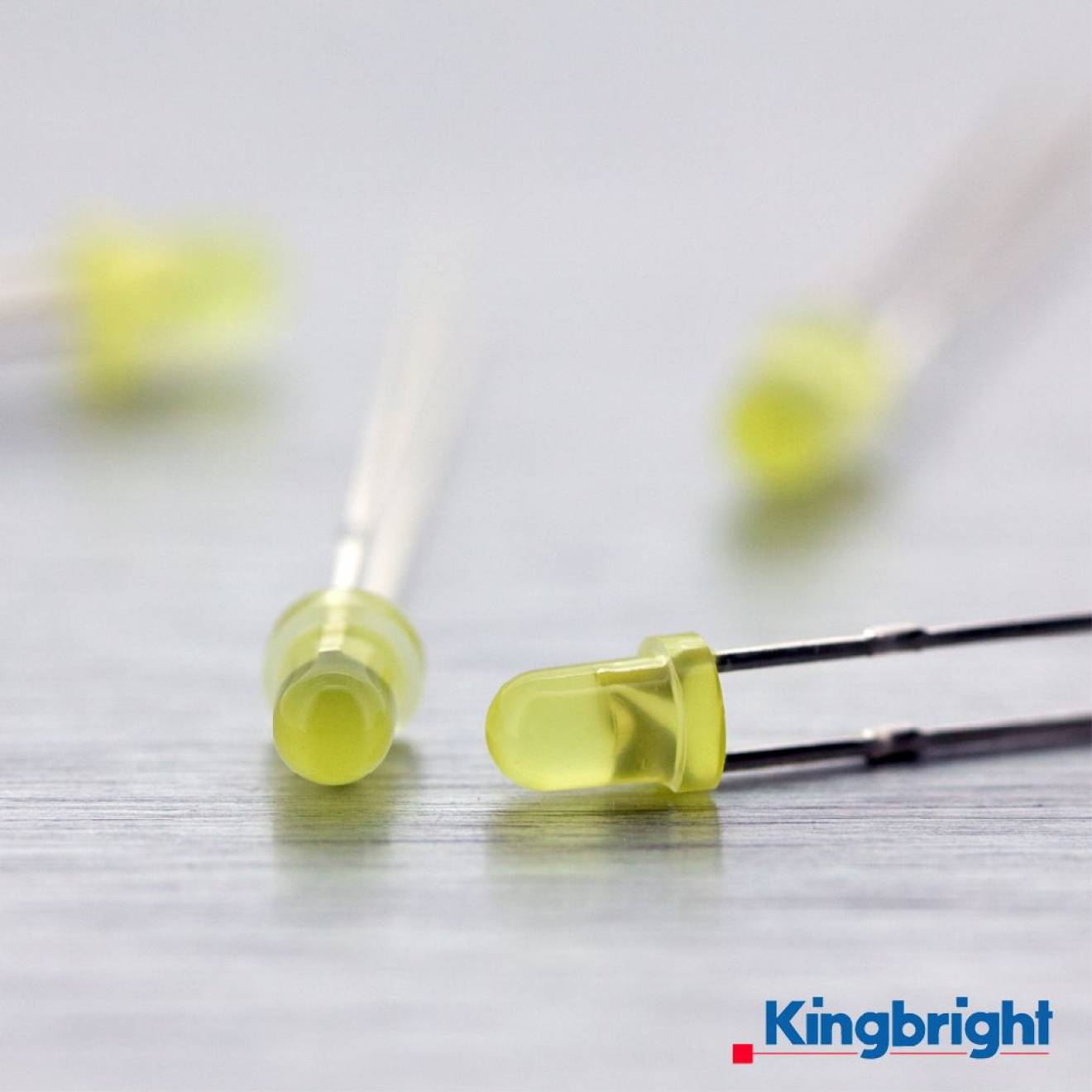 Low Current LED 3mm gelb (amber) diffus L-7104LYD