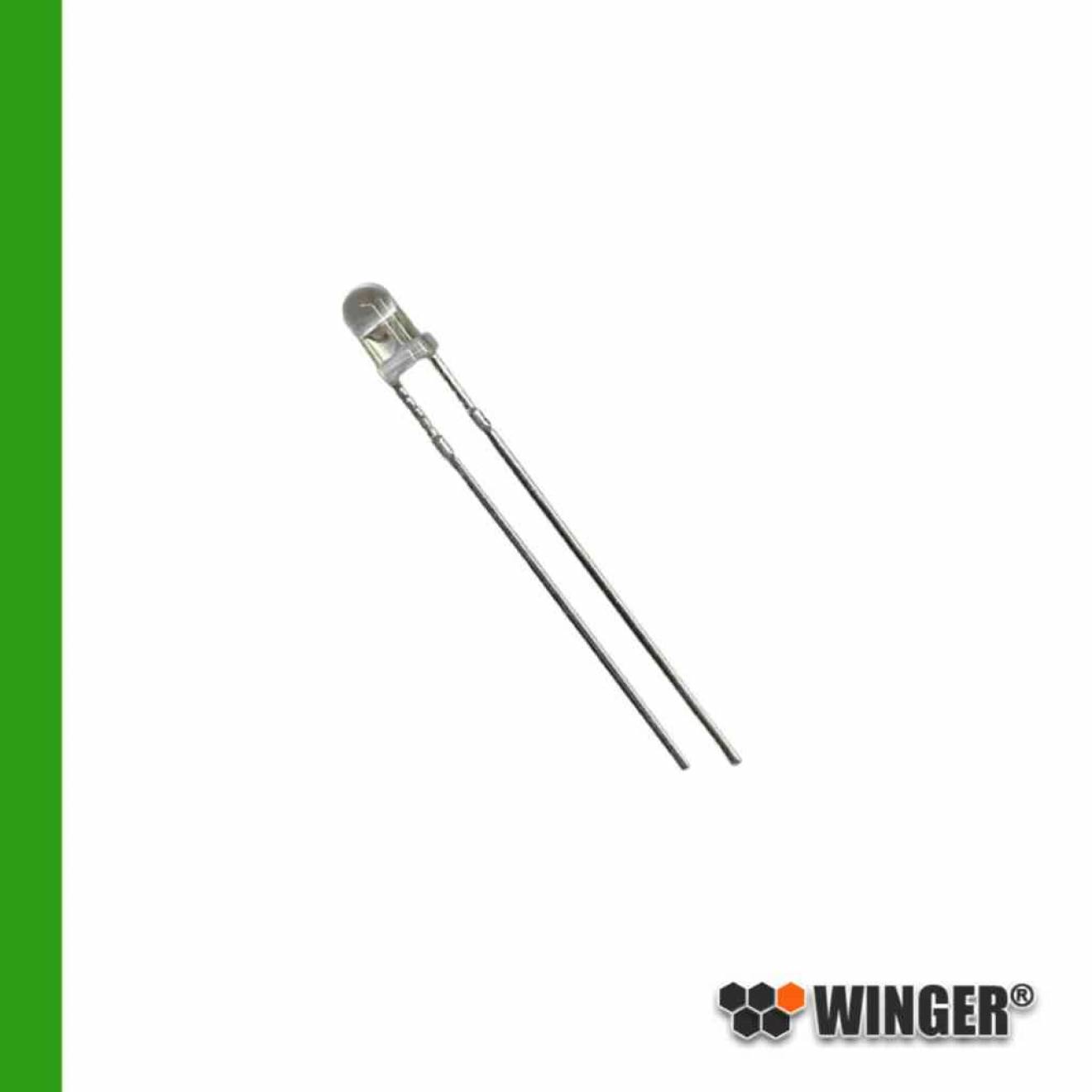 LED 3mm grün 17.000mcd WEBGN17-CS