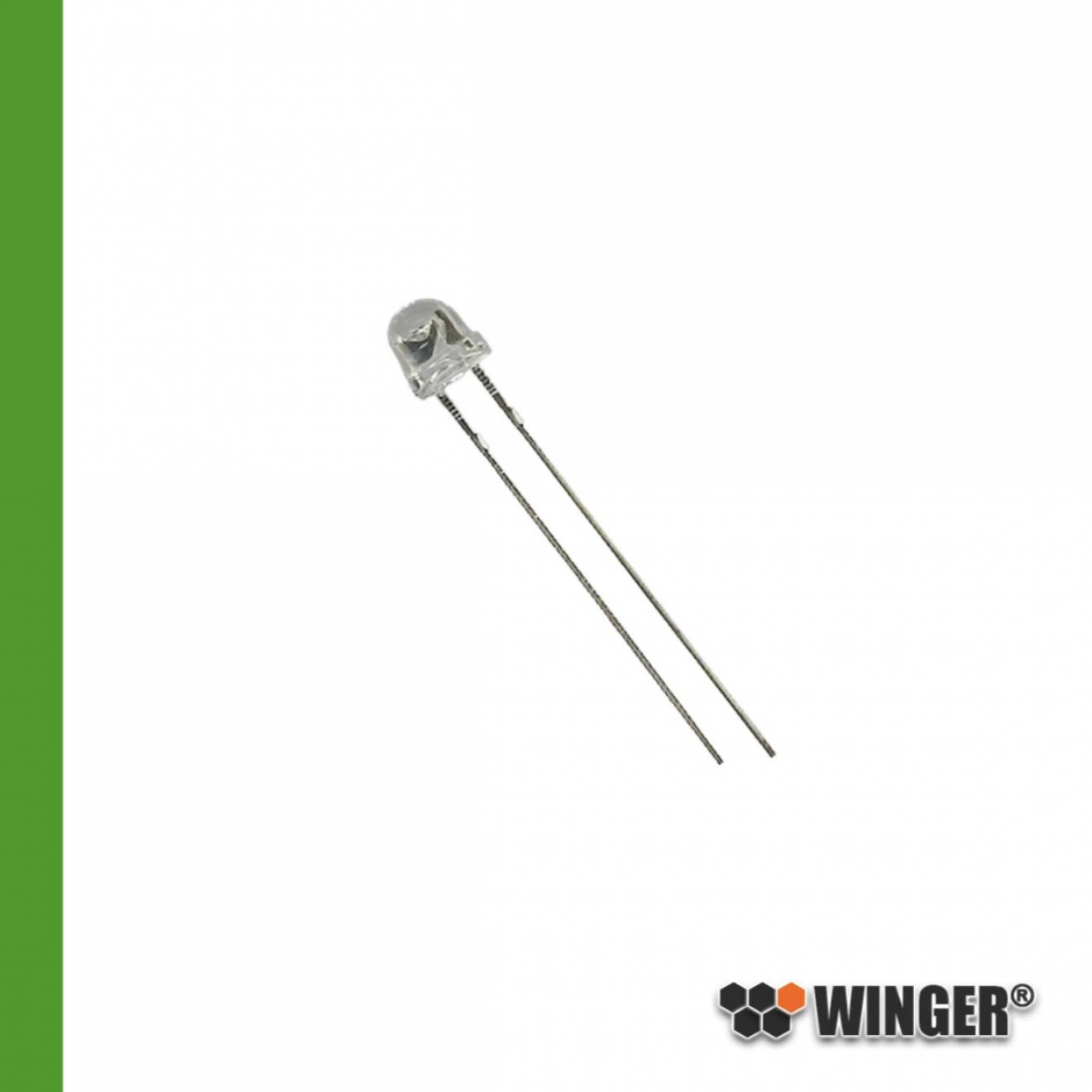 Strawhat LED 4,8mm grün 4.100mcd WEDGN05-CW