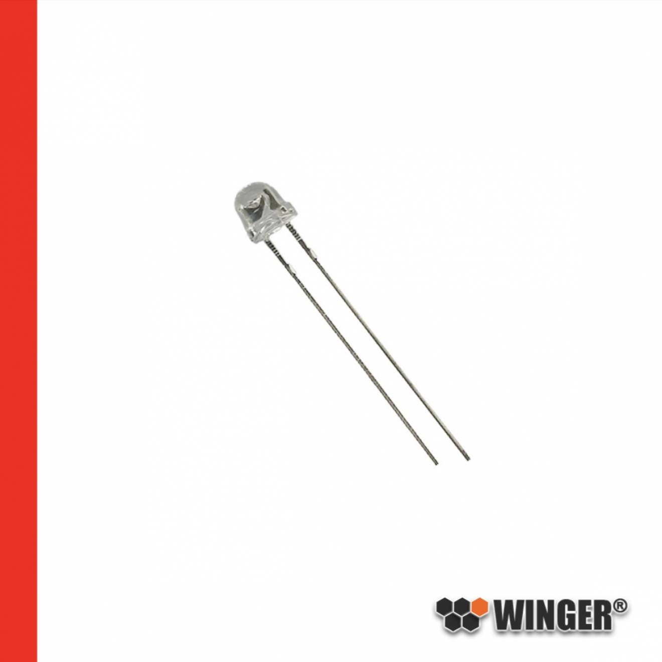 Strawhat LED 4,8mm rot 970mcd WEDRD01-CM