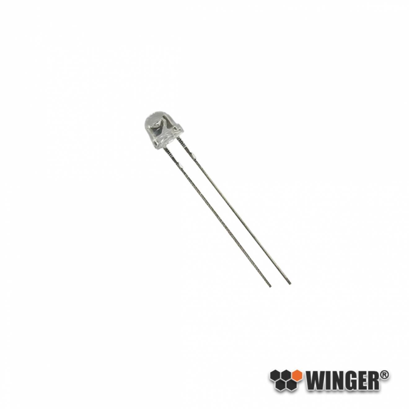 Strawhat LED 4,8mm weiß 2.300mcd WEDCW03-CM