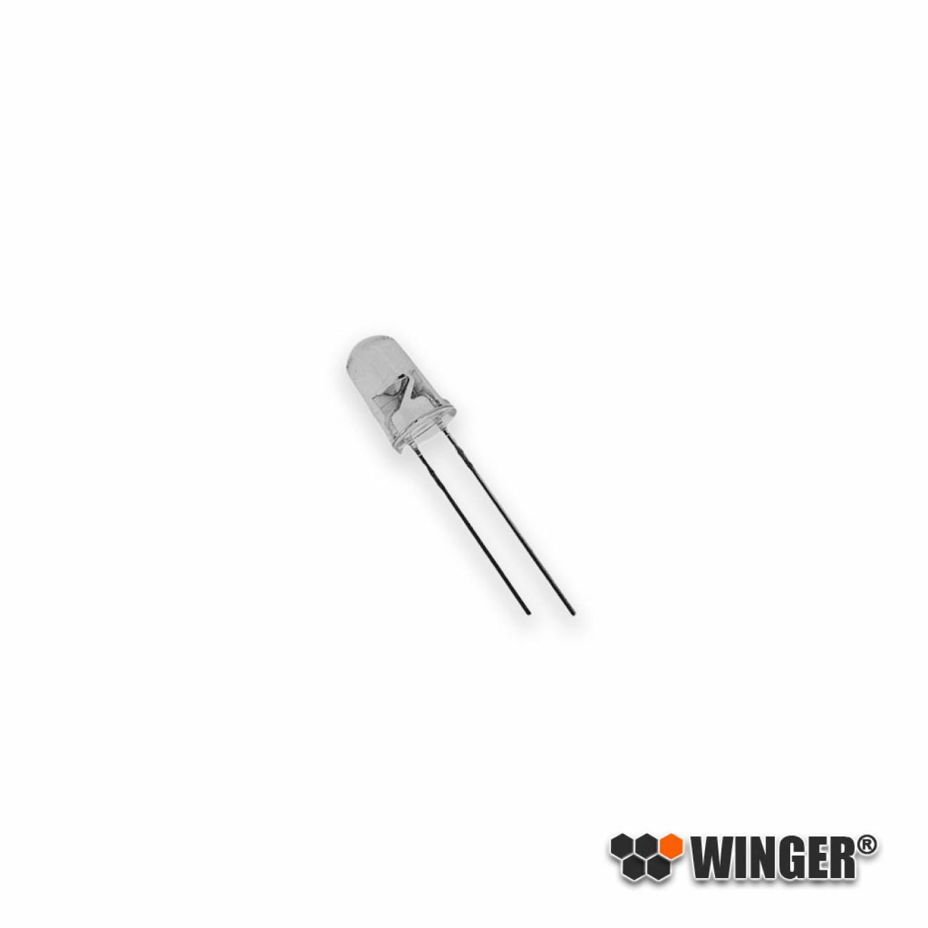 LED 5mm weiß blinkend