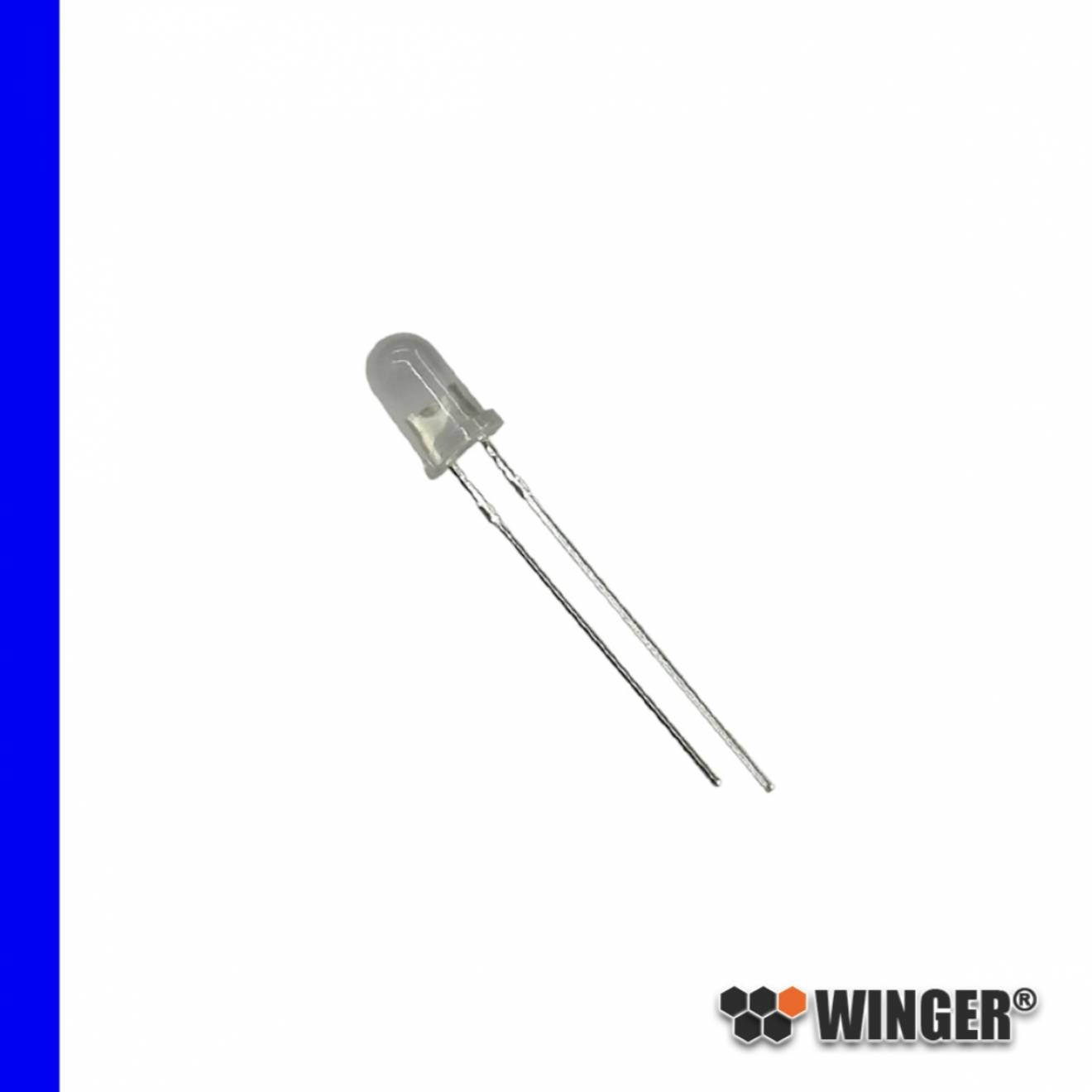 LED 5mm blau diffus 4.000mcd WEEBL04-DW
