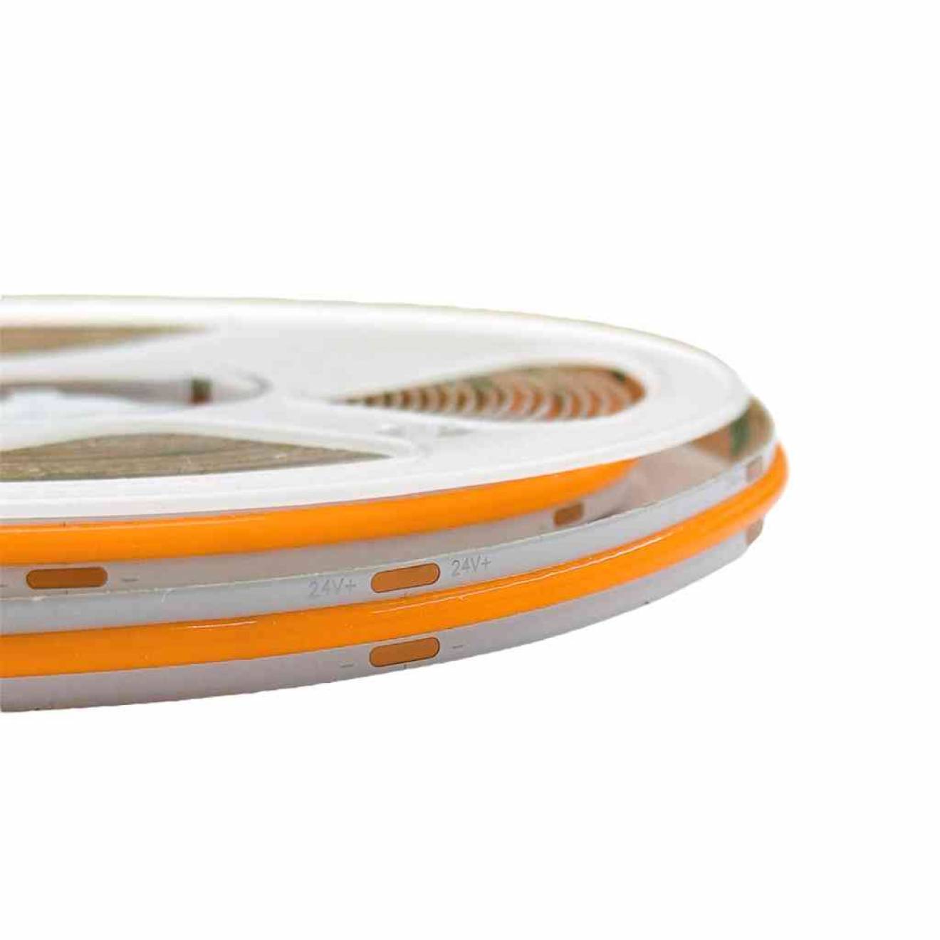 SOLAROX® 24V OneLine COB LED Streifen Orange - 5m Rolle