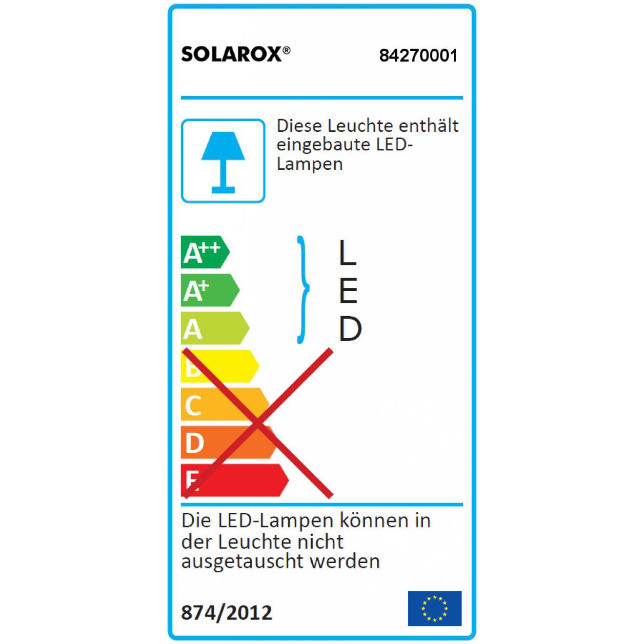 SOLAROX® LED-Downlight DLS6 warm white - 2700K incl. transformer DALI dimmable