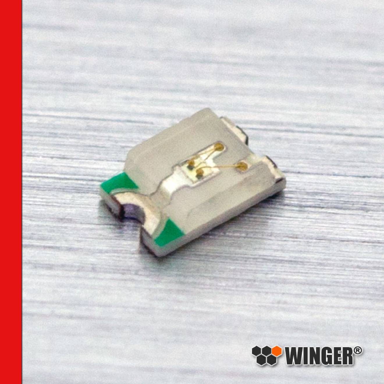 LED SMD Bauform 0805 rot 900mcd WENRD09-C1M