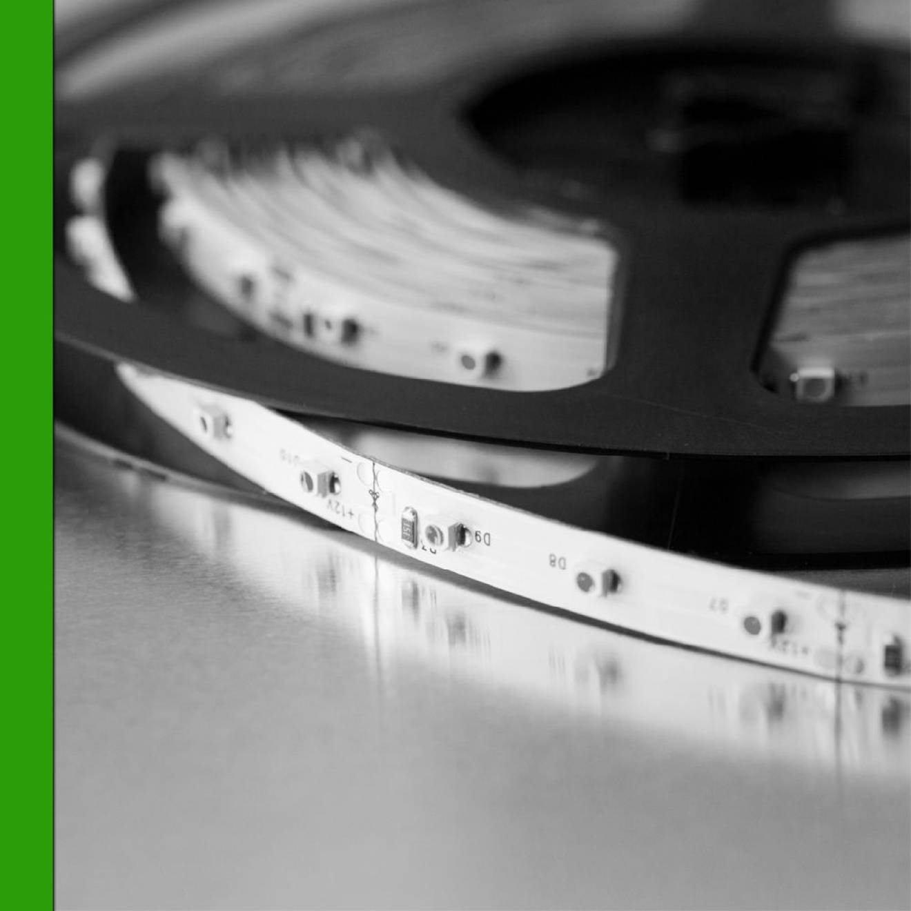 LED Strip 5m-Rolle grün - Low Budget