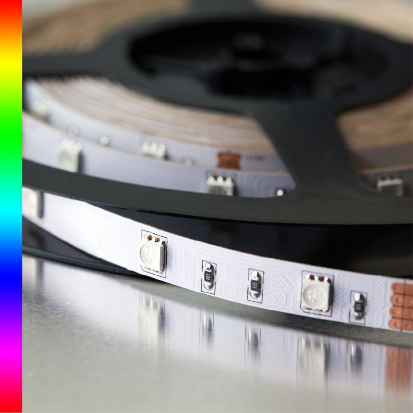 RGB LED Strip 5m-Rolle - Low Budget