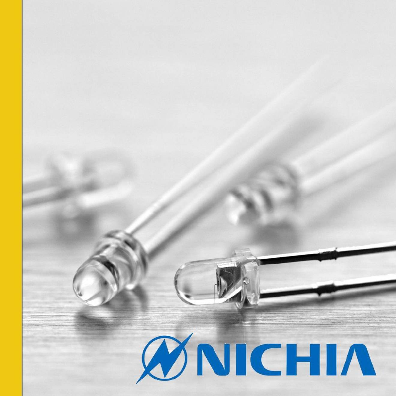 LED Nichia de 3mm amarillo (ámbar) 11 800mcd NSPA310S