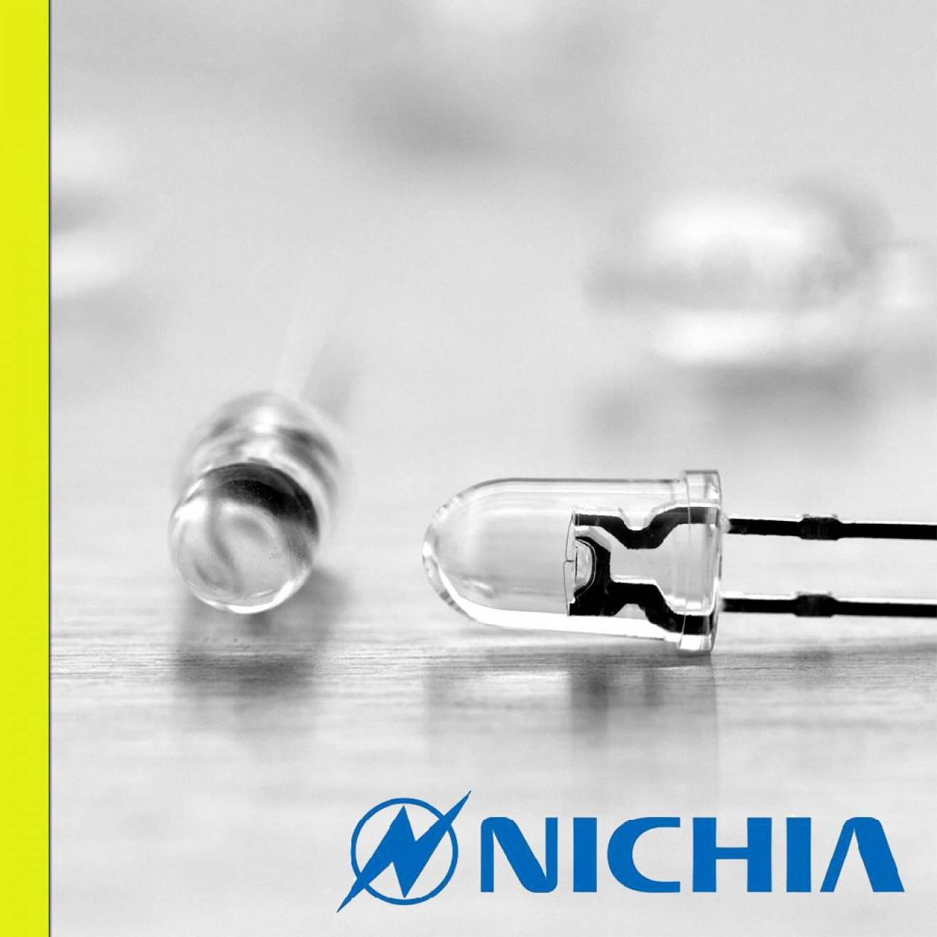 Nichia LED de 5mm amarillo (ámbar) 11 800mcd NSPA510BS