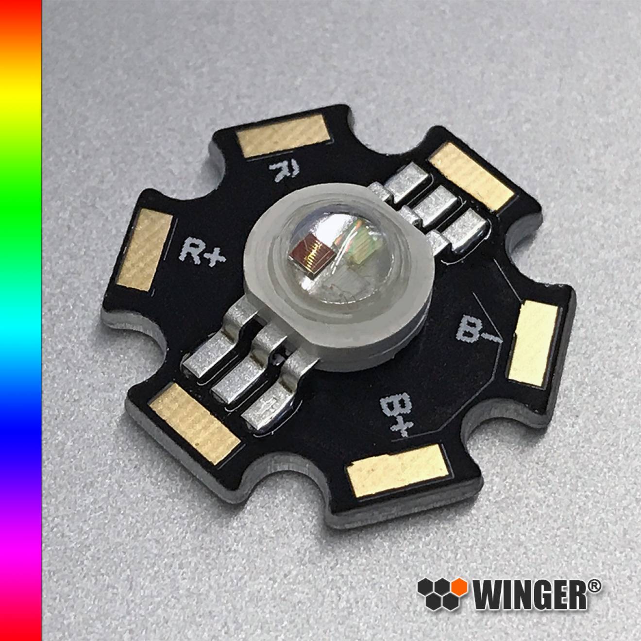 WINGER® WEPRGB3-S1 Power LED Star RGB 3W