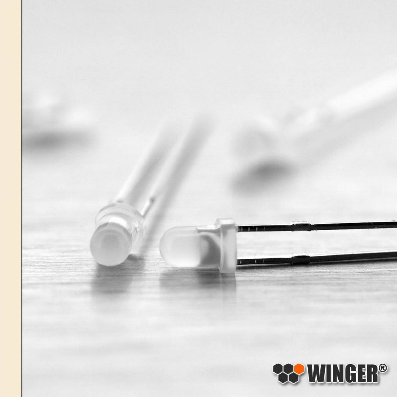 3mm warm shop white led