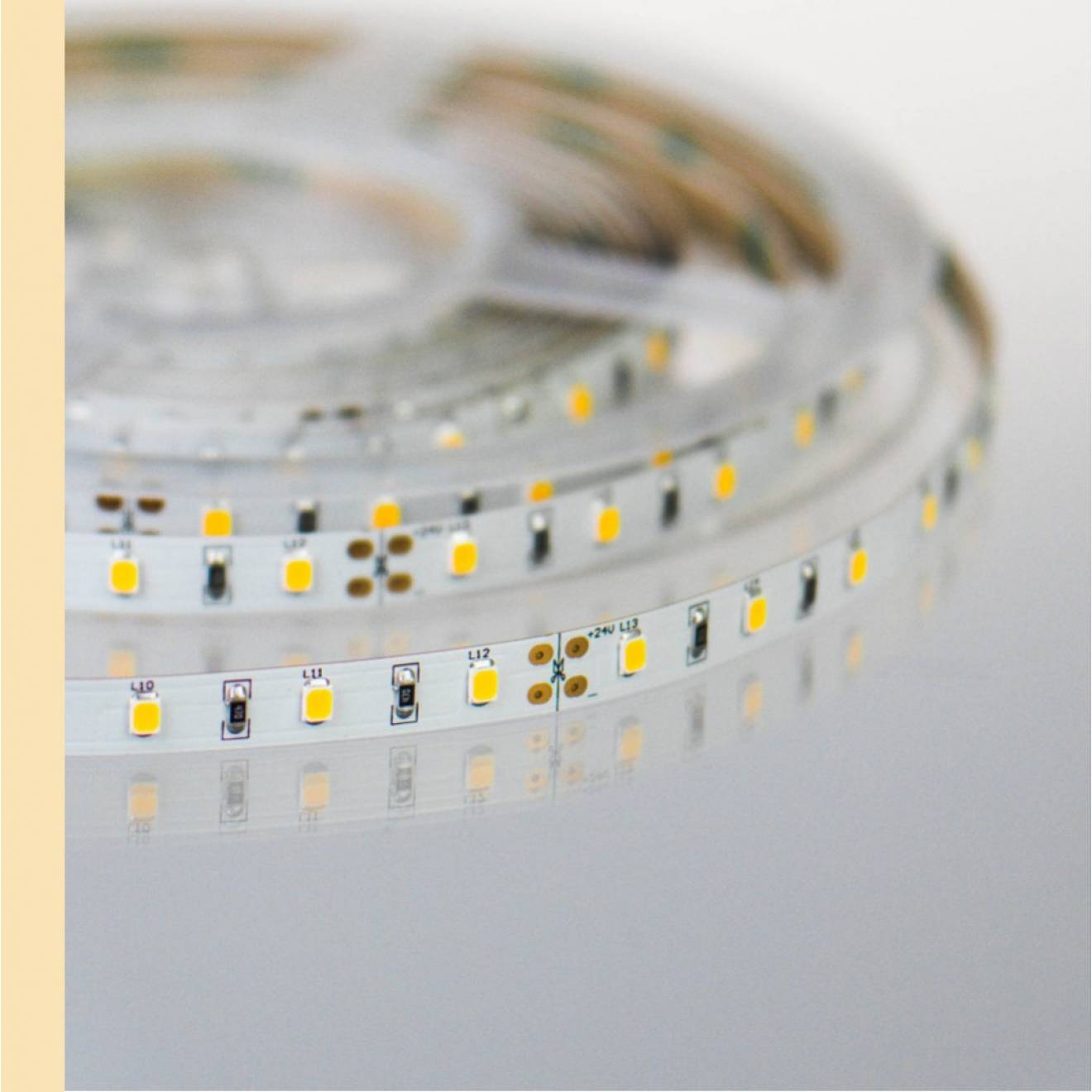 Juego completo Flat LED Strip ECO SOLAROX® blanco cálido 3000K - longitud deseada