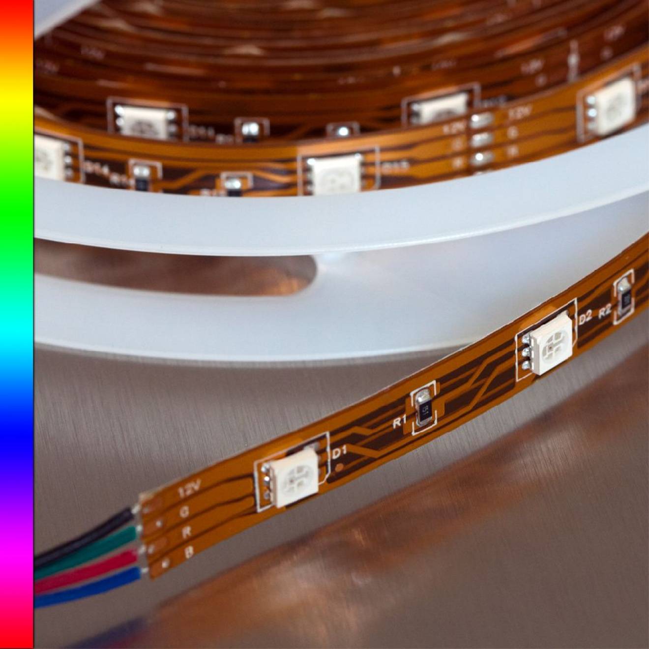 SOLAROX® 12V RGB LED Strip 50cm