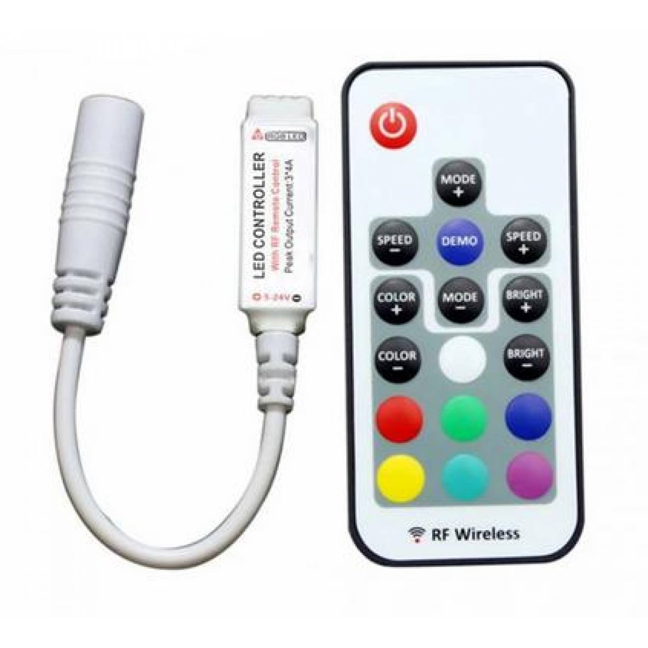 Mini controlador RGB SOLAROX® con control remoto