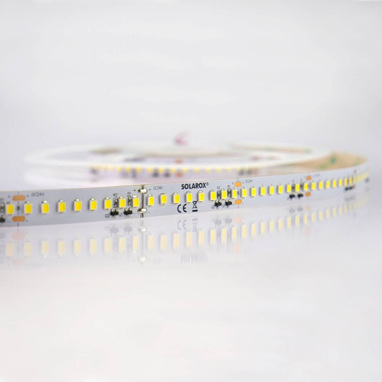 Tira LED Power Flat PRO de SOLAROX® blanco cálido 2700K - 50cm