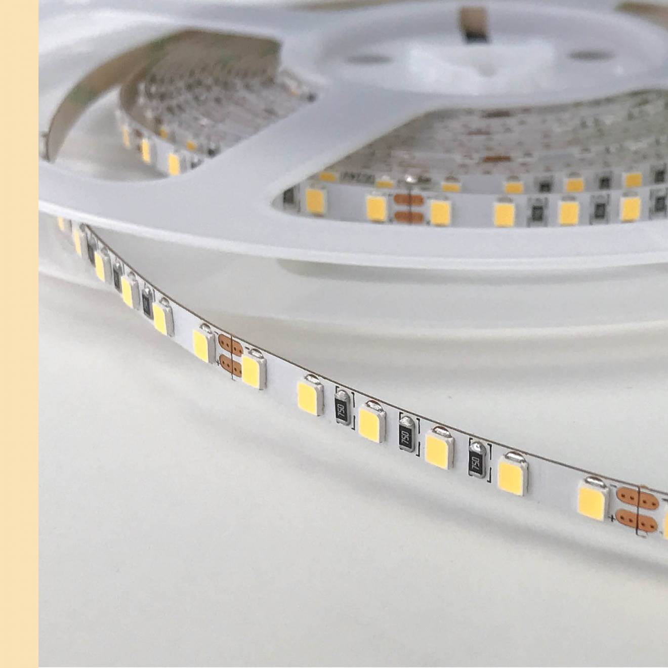 Bande LED 12V SOLAROX® HighCRI Slim 5mm blanc chaud 2.700K - 50cm