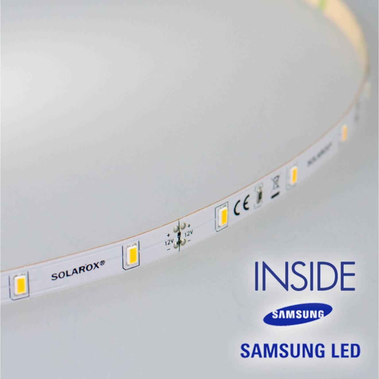 SOLAROX® HighCRI Power LED Strip LIGHT II avec Samsung LEDs blanc chaud 2.700K - rouleau de 5m
