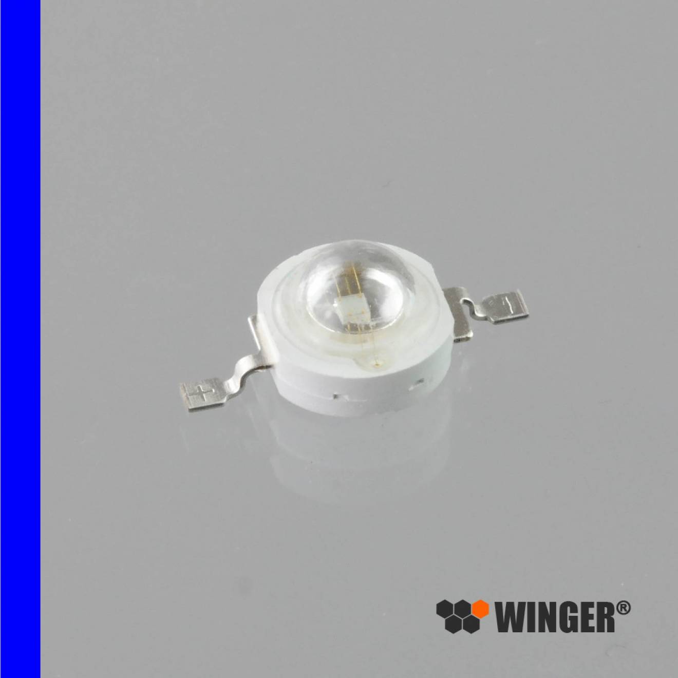 WINGER® WEPBL1-E1 Power LED Emitter blau (470nm) 1W - 20lm