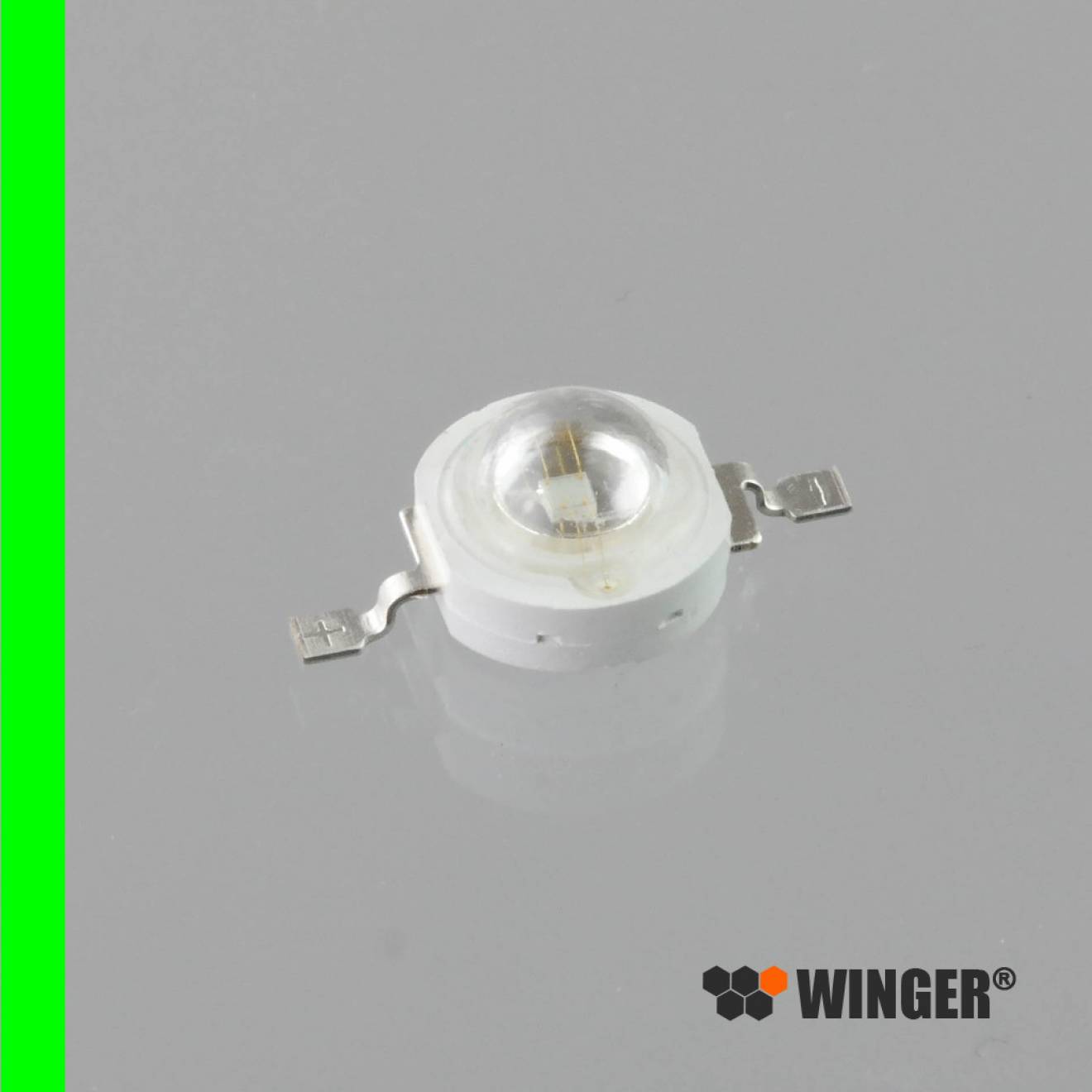 WINGER® WEPGN1-E1 Power LED Emitter grün (520nm) 1W - 70lm