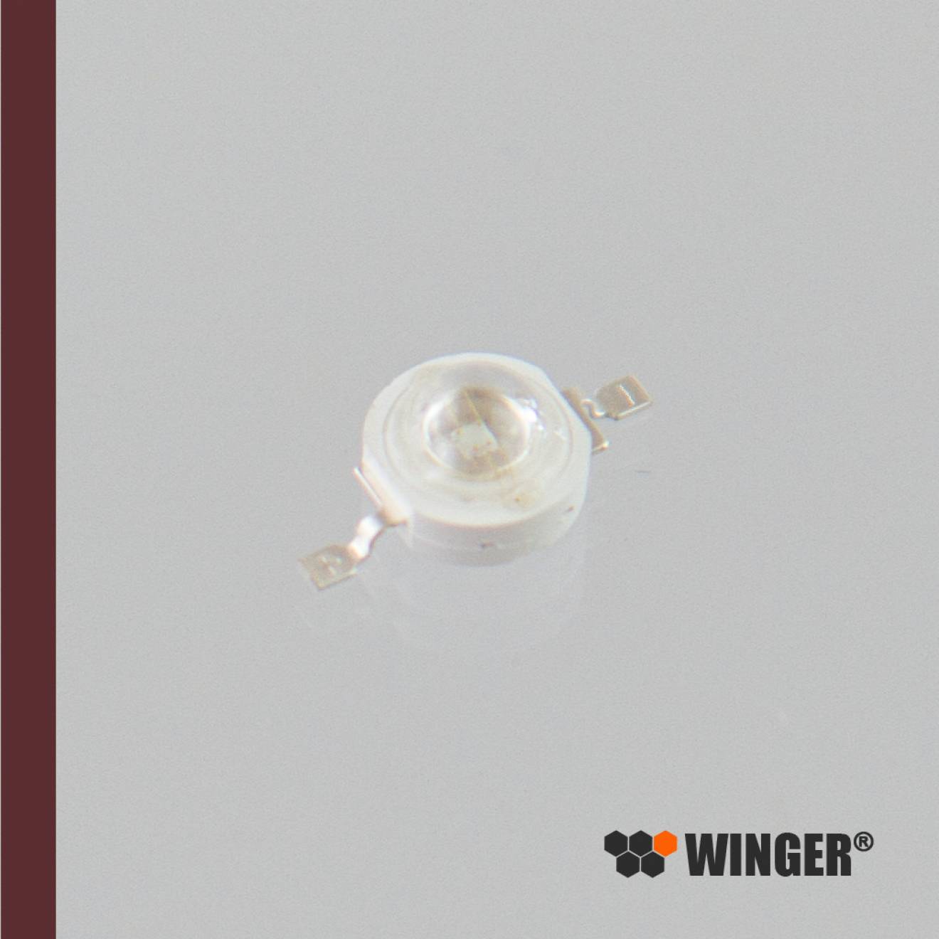 WINGER® WEPIR3-E2 IR Power LED Émetteur infrarouge (940nm) 3W