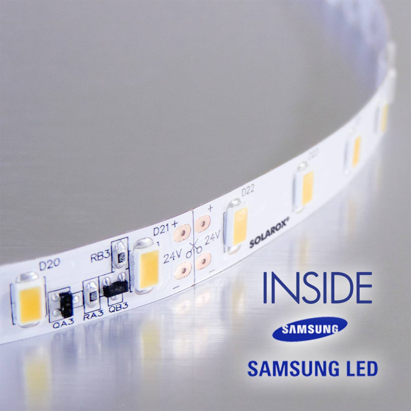 SOLAROX® HighCRI Power LED Strip PRO II remplissez set blanc chaud 2.700K - Demande de longueur