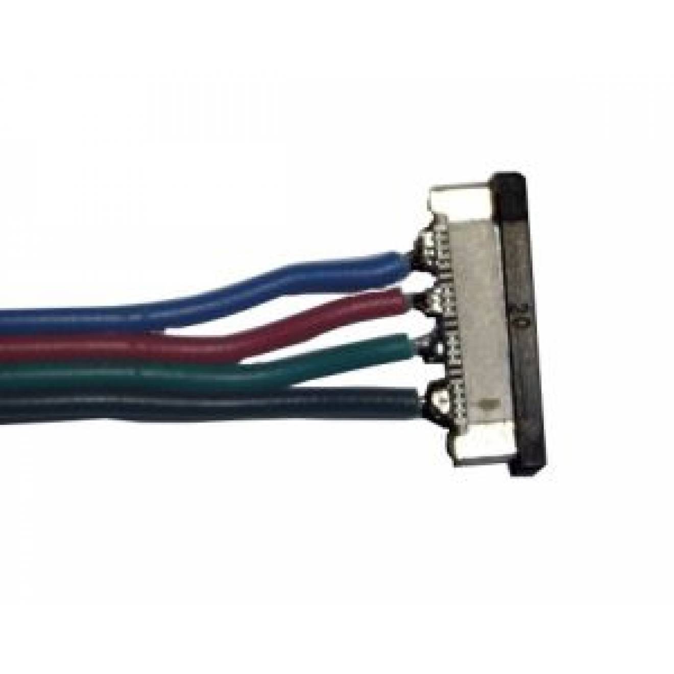 Anschlussstecker für RGB SMD LED Module, 4-polig