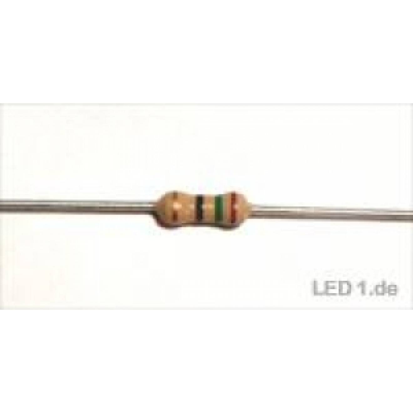3008 Metallfilm Widerstand Resistor 220 Ohm 0,6 W 1% 5 Stück 