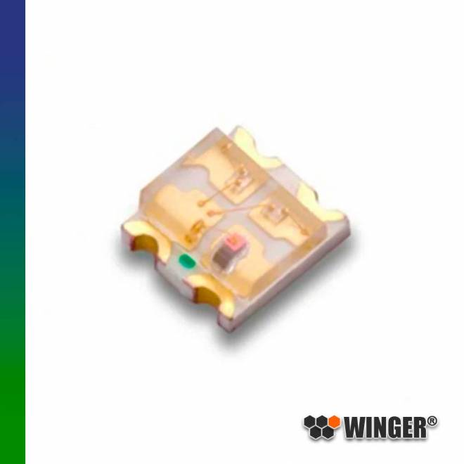 DUO LED SMD 0603 grün/blau WEMGB01-C2M