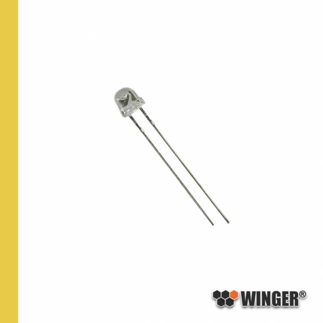 Strawhat LED 4,8mm gelb (amber) 1.300mcd WEDYE02-CM