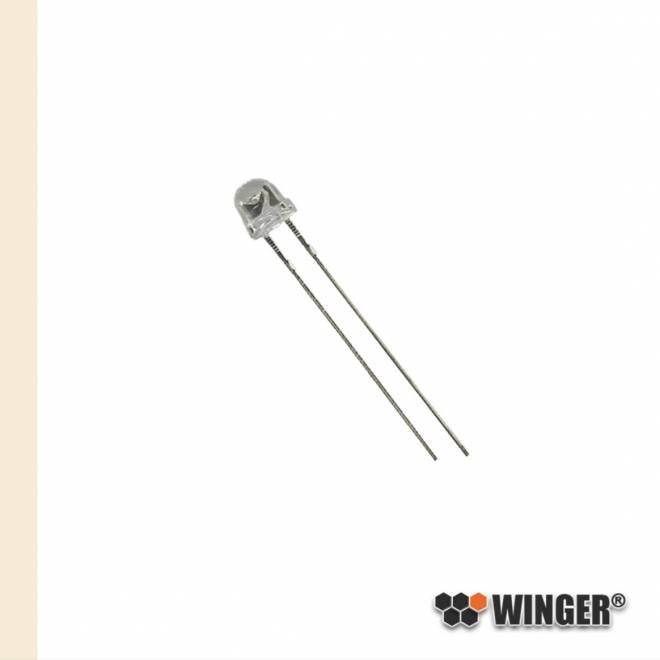 LED Strawhat de 4,8mm blanco cálido 2100mcd WEDWW03-CM