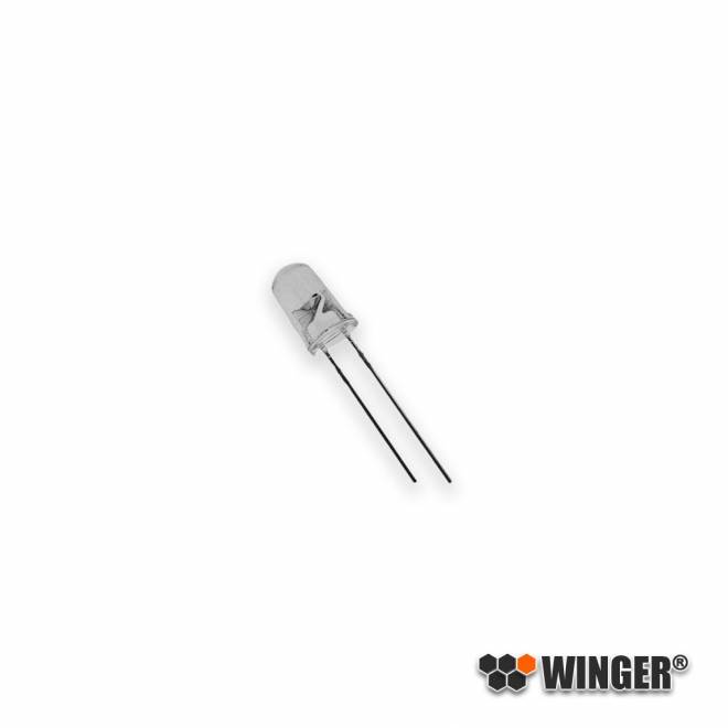 LED 5mm weiß blinkend